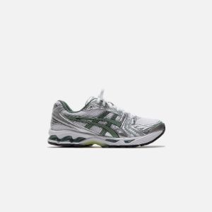 Asics Gel-Kayano 14 - White / Green sold by Kith
