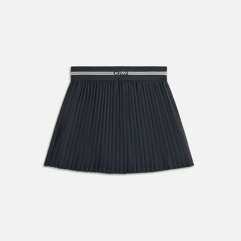 Kith Women Amaya Active Pleated Skirt - Black sold by Kith