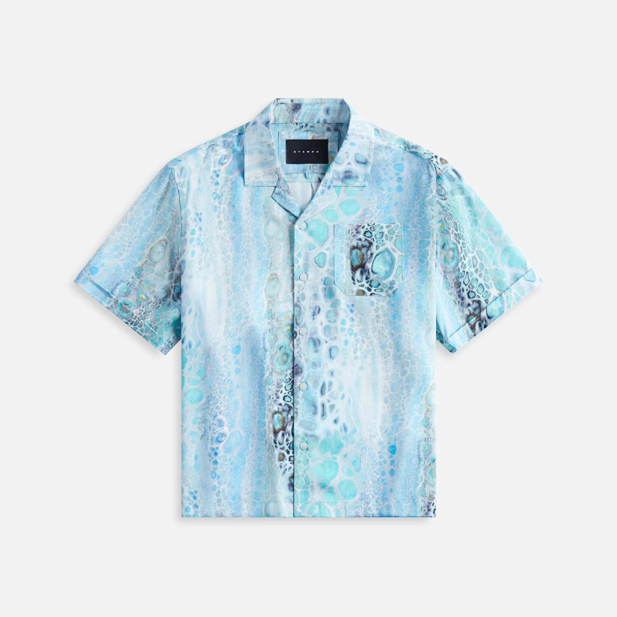 Stampd Leopard Camp Collar Buttondown - Malibu sold by Kith