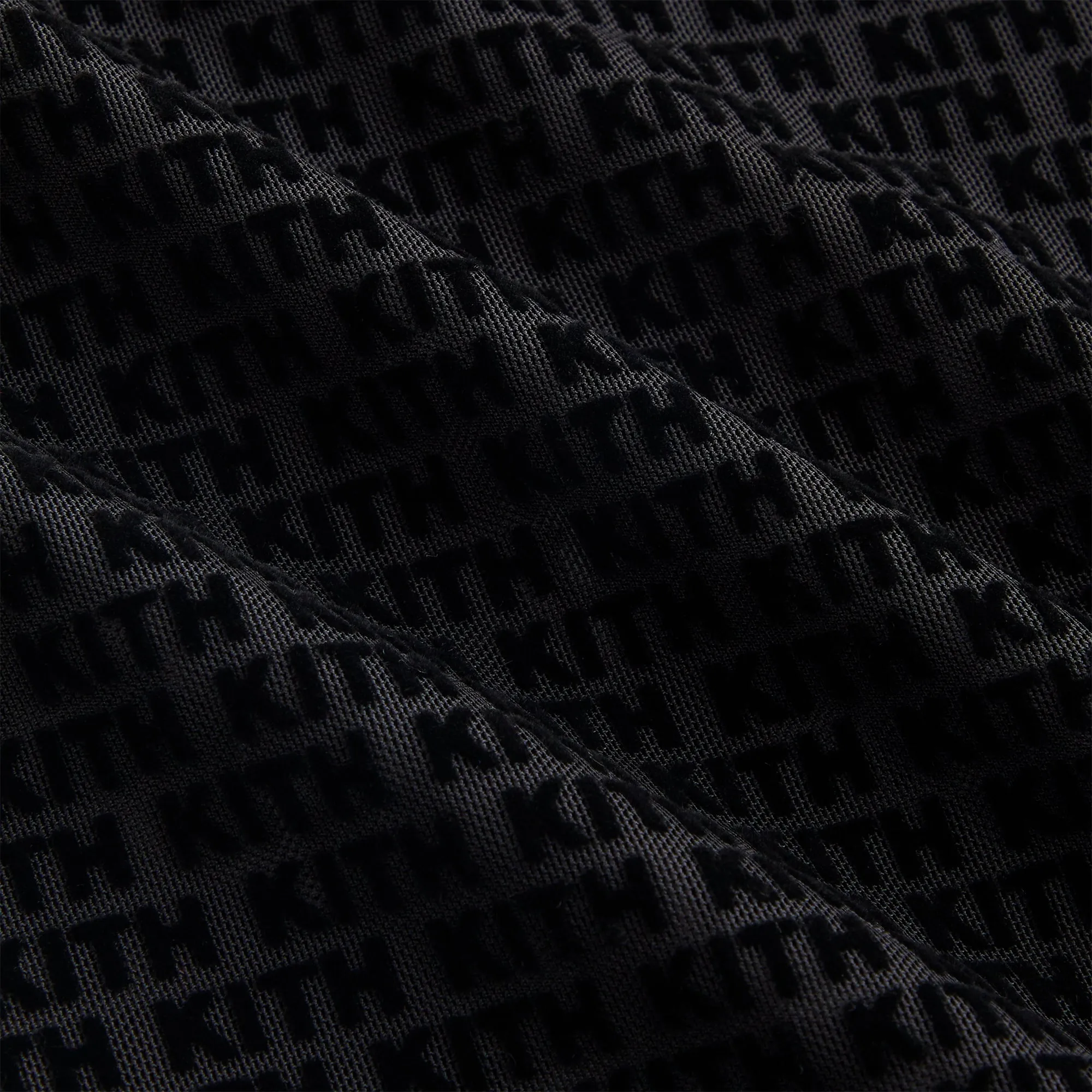 Kith Women Mulberry Monogram Mesh Long Sleeve Tee - Black sold by Kith product image thumbnail 5