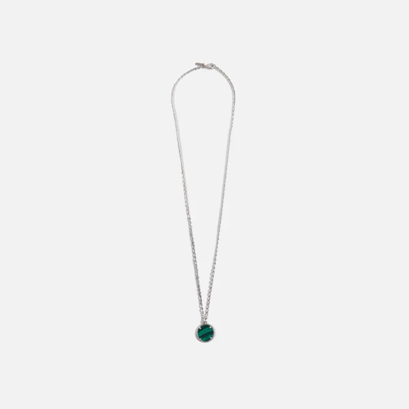 Emanuele Bicocchi Amulet Pendant Necklace - Green sold by Kith