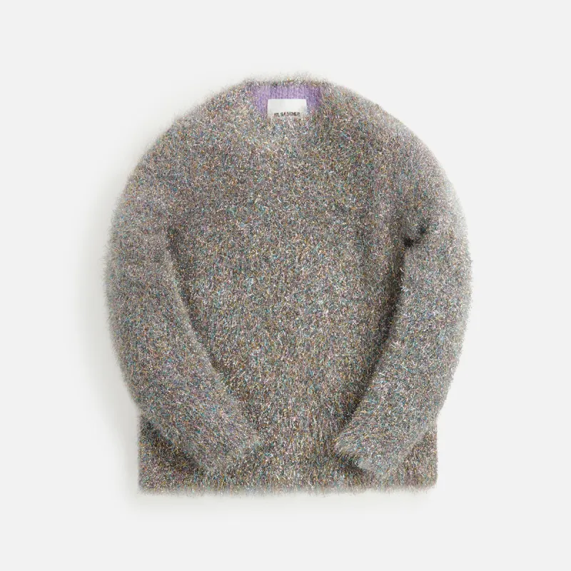 Jil Sander Chunky Lurex Mohair Double Face Sweater - Multi sold by Kith