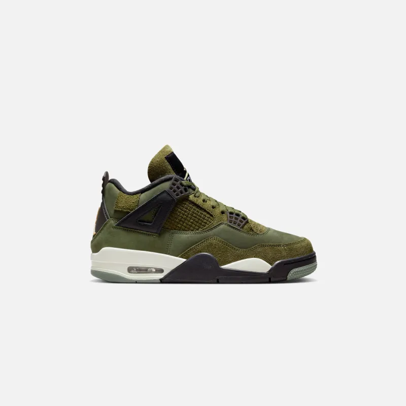 Nike Air Jordan 4 SE Craft - Medium Olive / Pale Vanilla / Khaki / Black-Sail sold by Kith