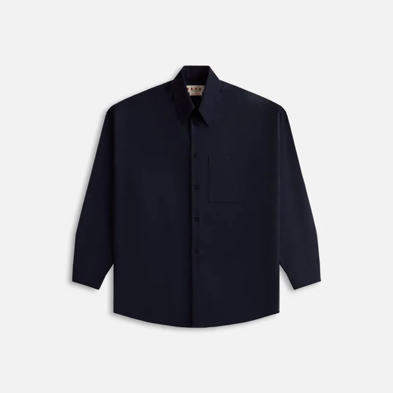 Marni Tropical Wool - Blue / Black sold by Kith