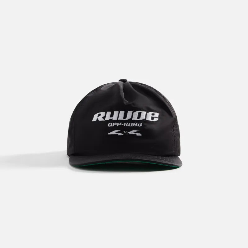 Rhude Nylon 4X4 Hat - Black sold by Kith