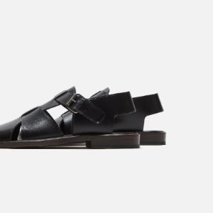 Lemaire Fisherman Sandals - Black sold by Kith