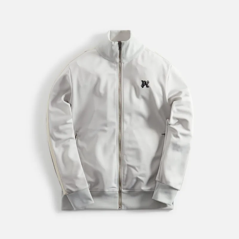 Palm Angels Monogram Track Jacket - Light Grey Black sold by Kith