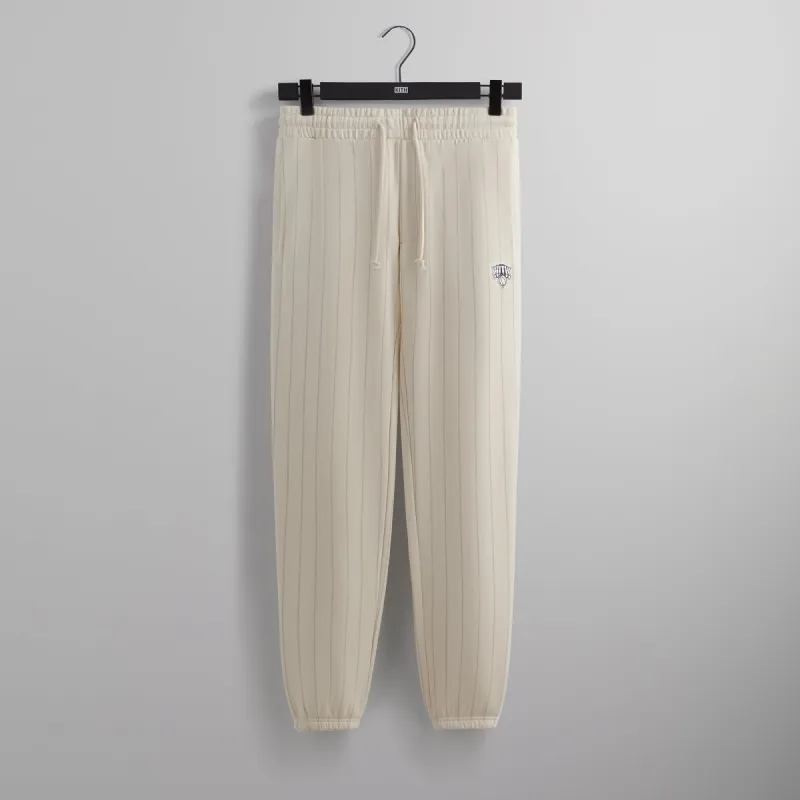 Kith for the New York Knicks NY Pinstripe Williams I Sweatpant - Sandrift sold by Kith