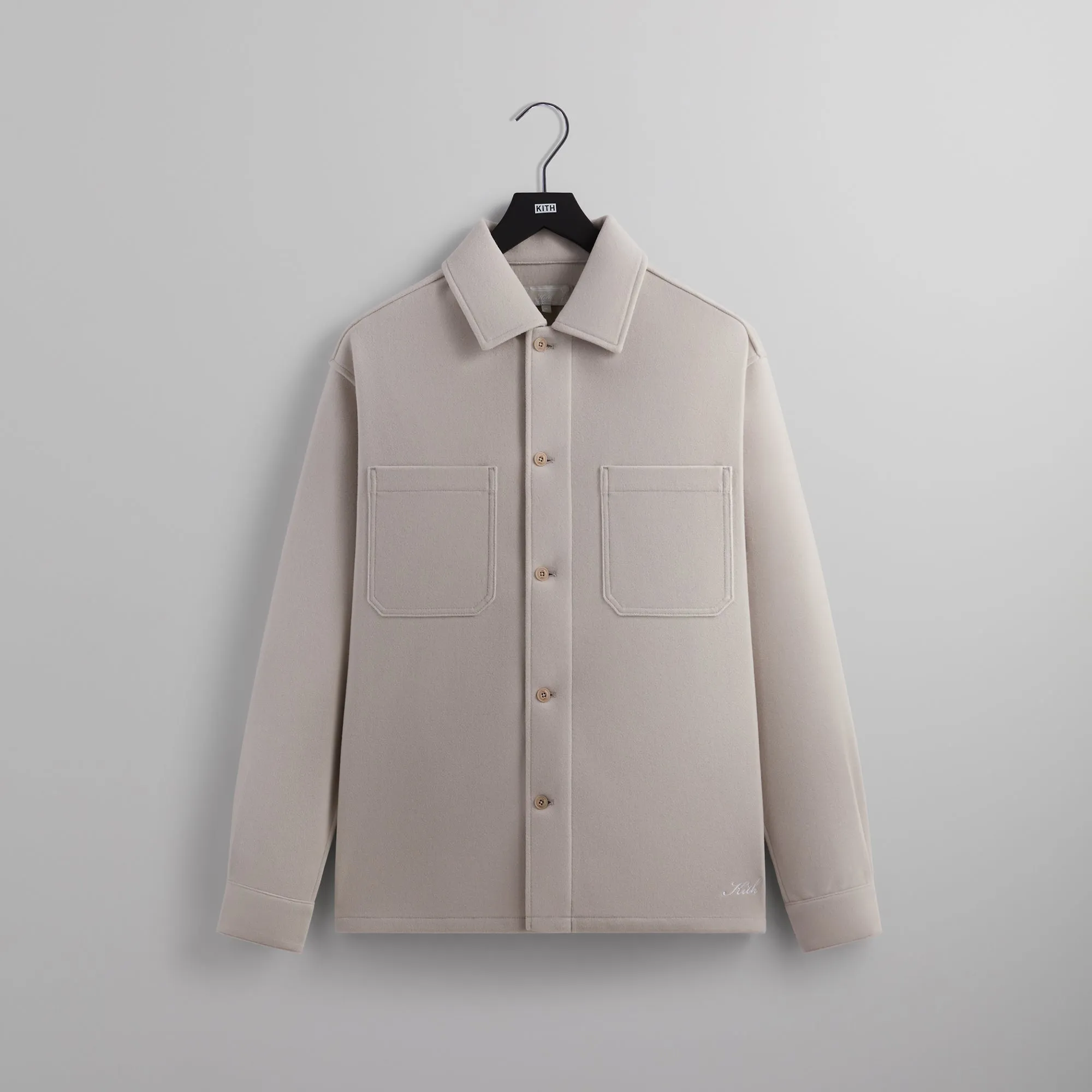 Kith Felted Jersey Ace Buttondown - Pyramid sold by Kith