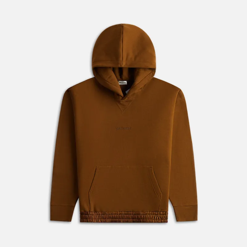 Saint Laurent Triangle Hoodie - Khaki sold by Kith