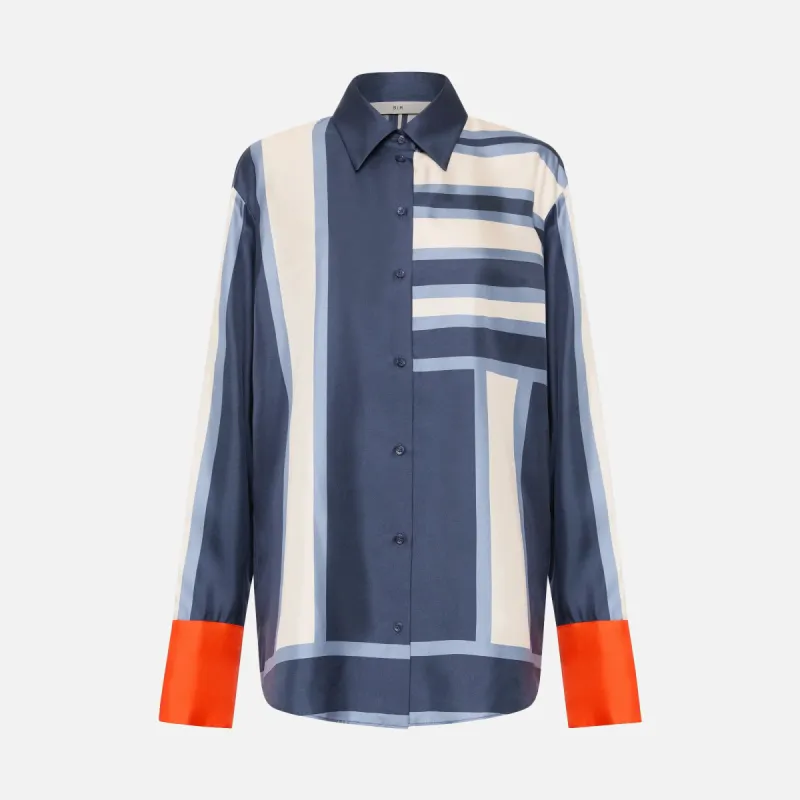 SIR Dazed Shirt - Blue sold by Kith