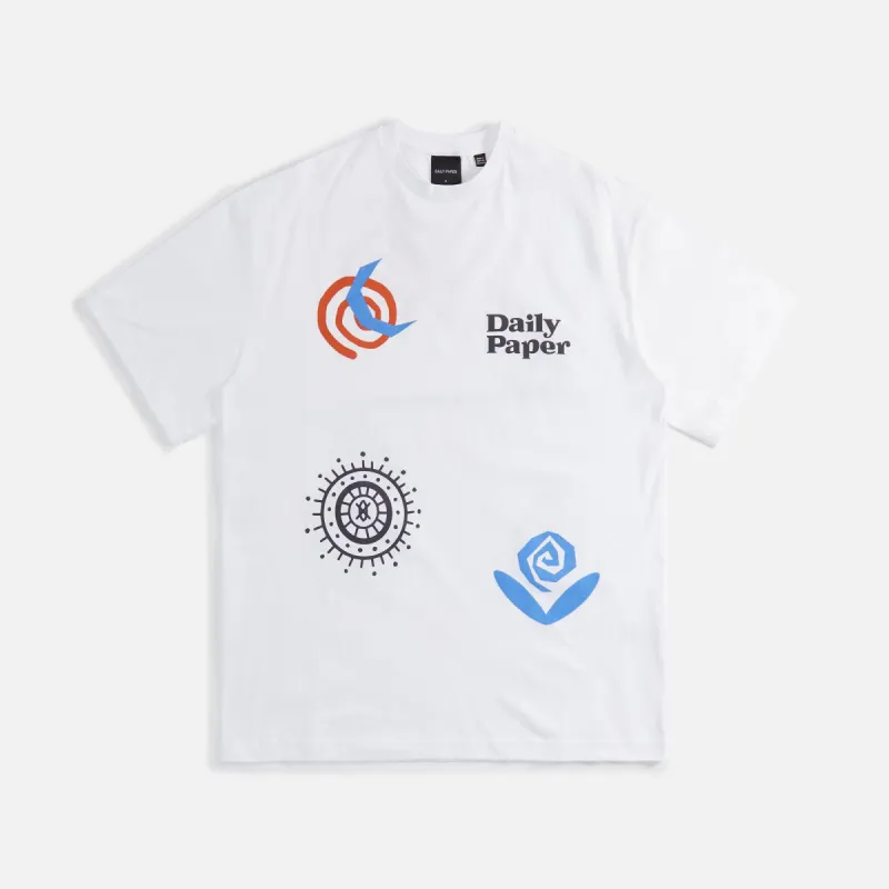 Daily Paper Puscren Tee - White sold by Kith