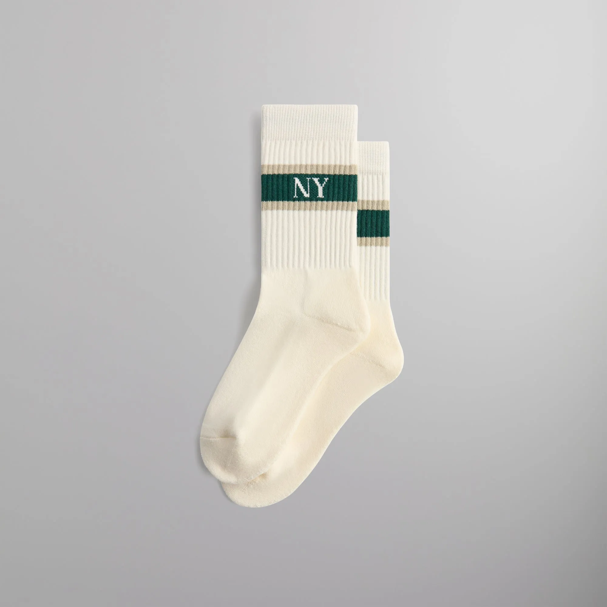 Kith New York Striped Crew Socks - Chronicle sold by Kith