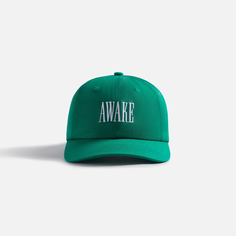Awake NY Logo Cap - Green sold by Kith