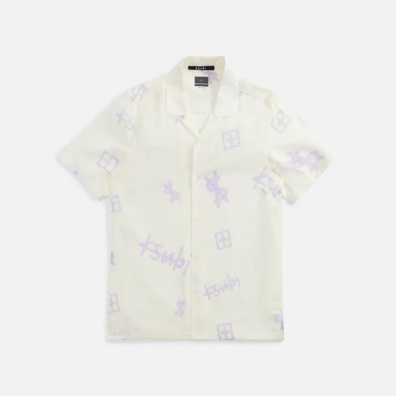 Ksubi Kash Box Resort Shirt - White sold by Kith