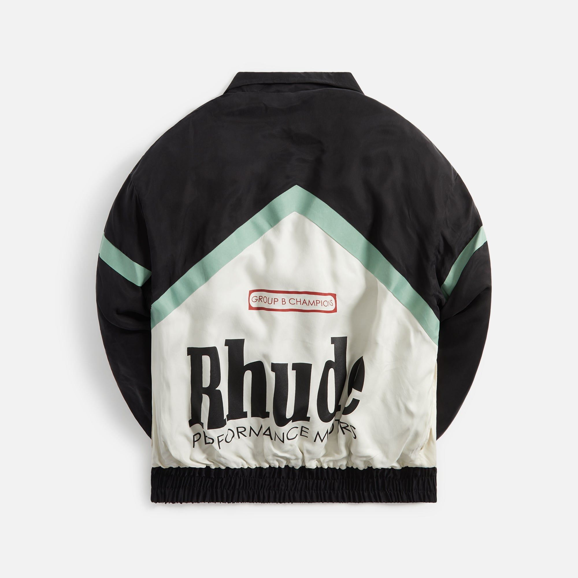 Rhude Awakening Track Jacket - Black / Green / Creme sold by Kith product image thumbnail 2