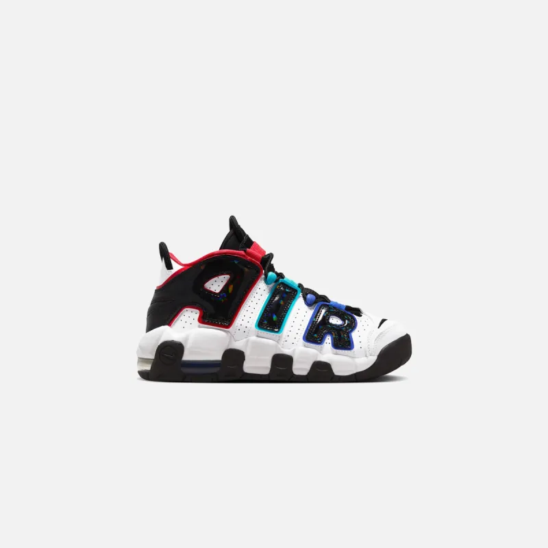 Nike GS Air More Uptempo CL - White / Black / University Red made by Nike