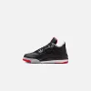 Jordan PS Air Jordan 4 Retro - Black / Fire Red / Cement Grey / Summit White sold by Kith