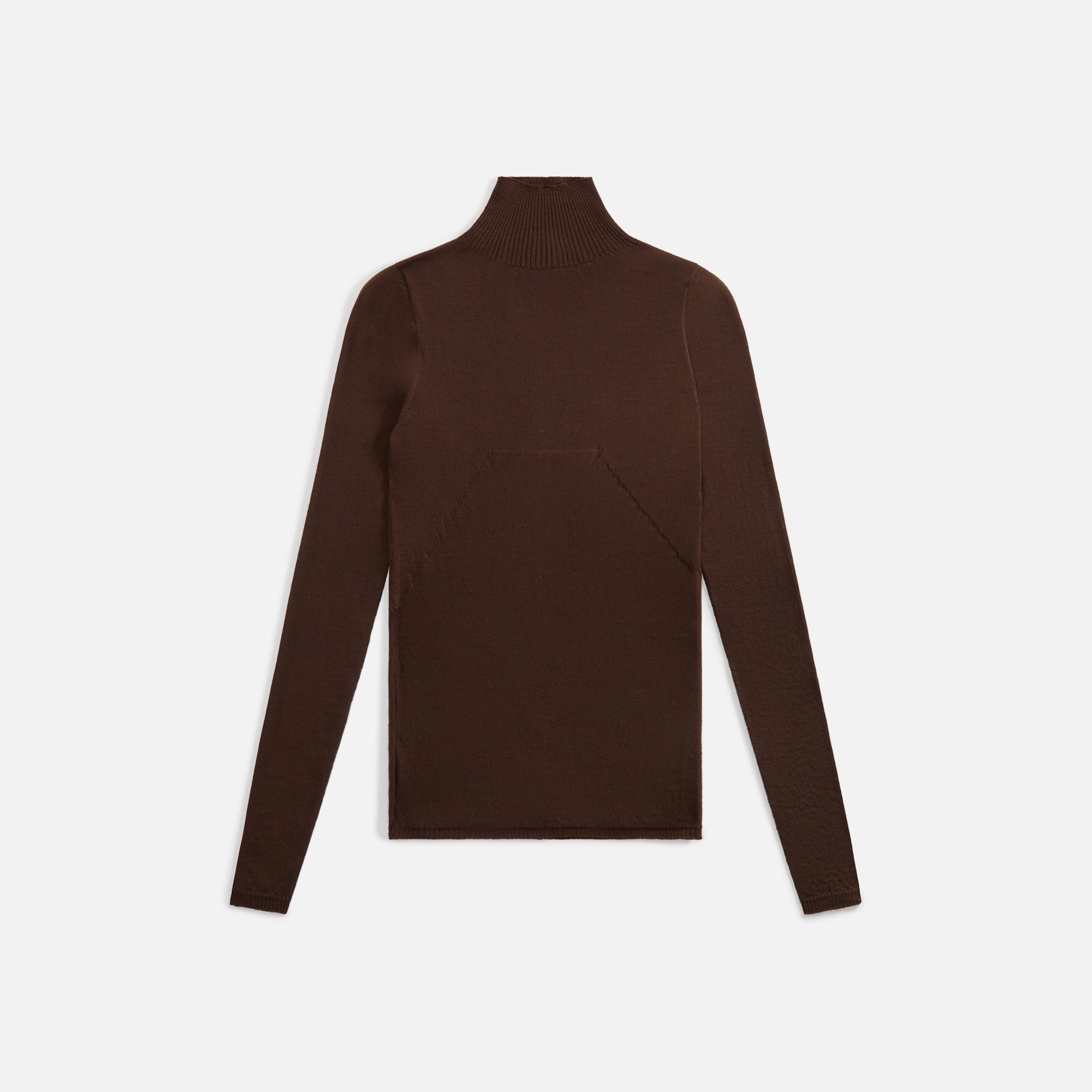 Rick Owens Long Sleeves Column Knit - Brown sold by Kith