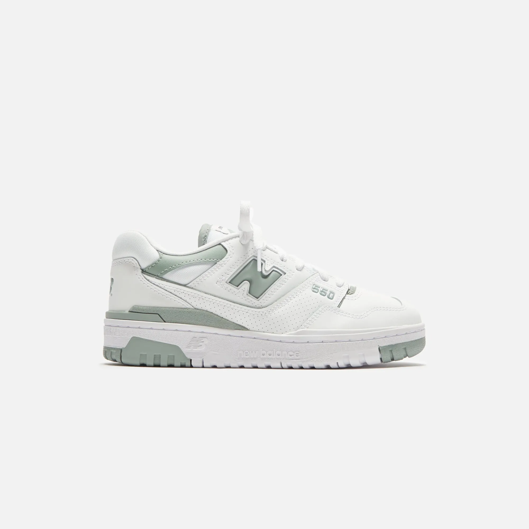 New Balance WMNS 550 - White / Juniper sold by Kith