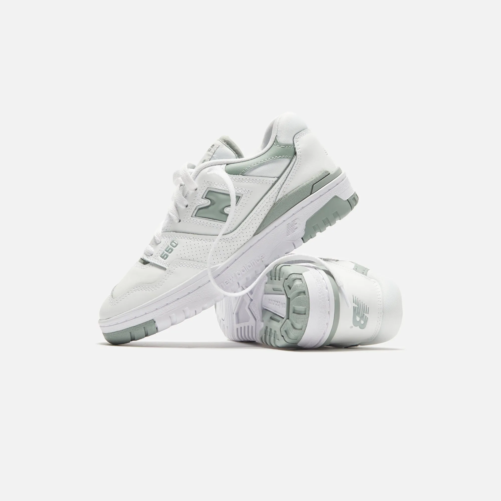 New Balance WMNS 550 - White / Juniper sold by Kith product image thumbnail 4