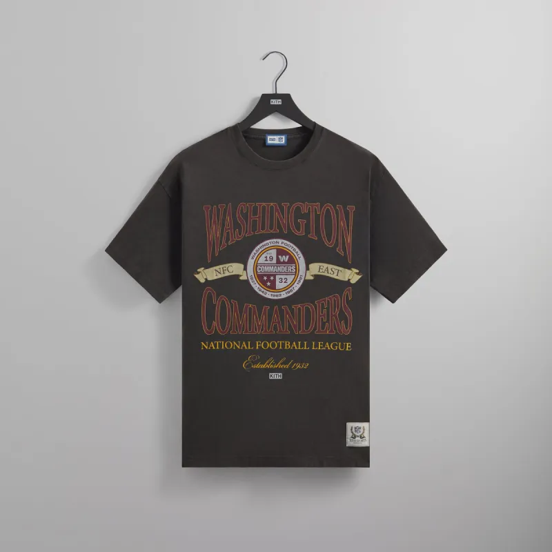 Kith for the NFL: Commanders Vintage Tee - Black sold by Kith
