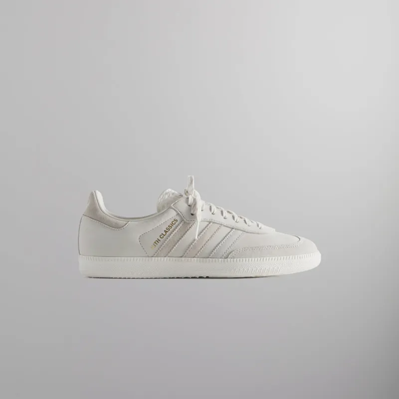 Kith Classics for adidas Originals Samba - Cloud White / Off White / Orbit Grey sold by Kith