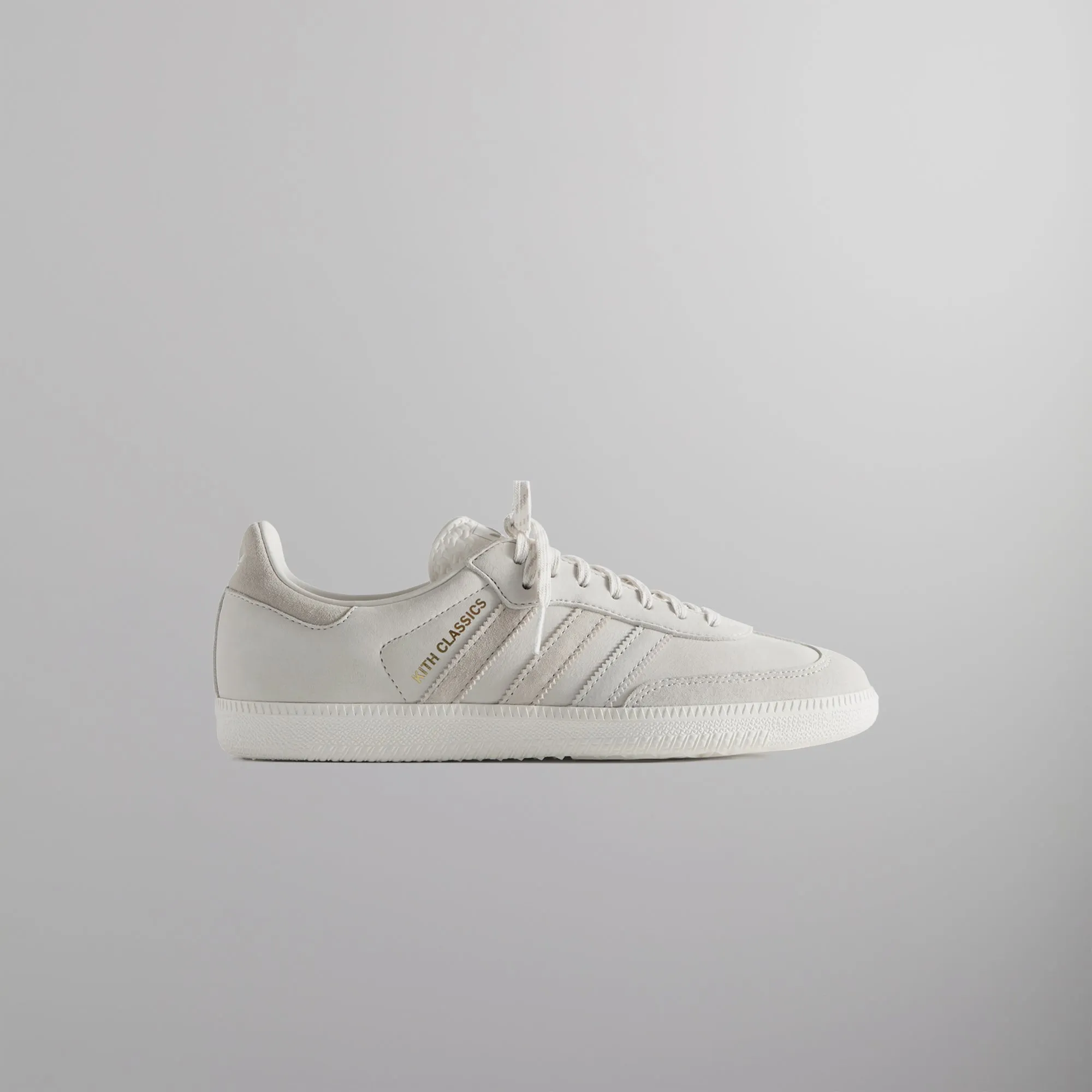 Kith Classics for adidas Originals Samba - Cloud White / Off White / Orbit Grey sold by Kith