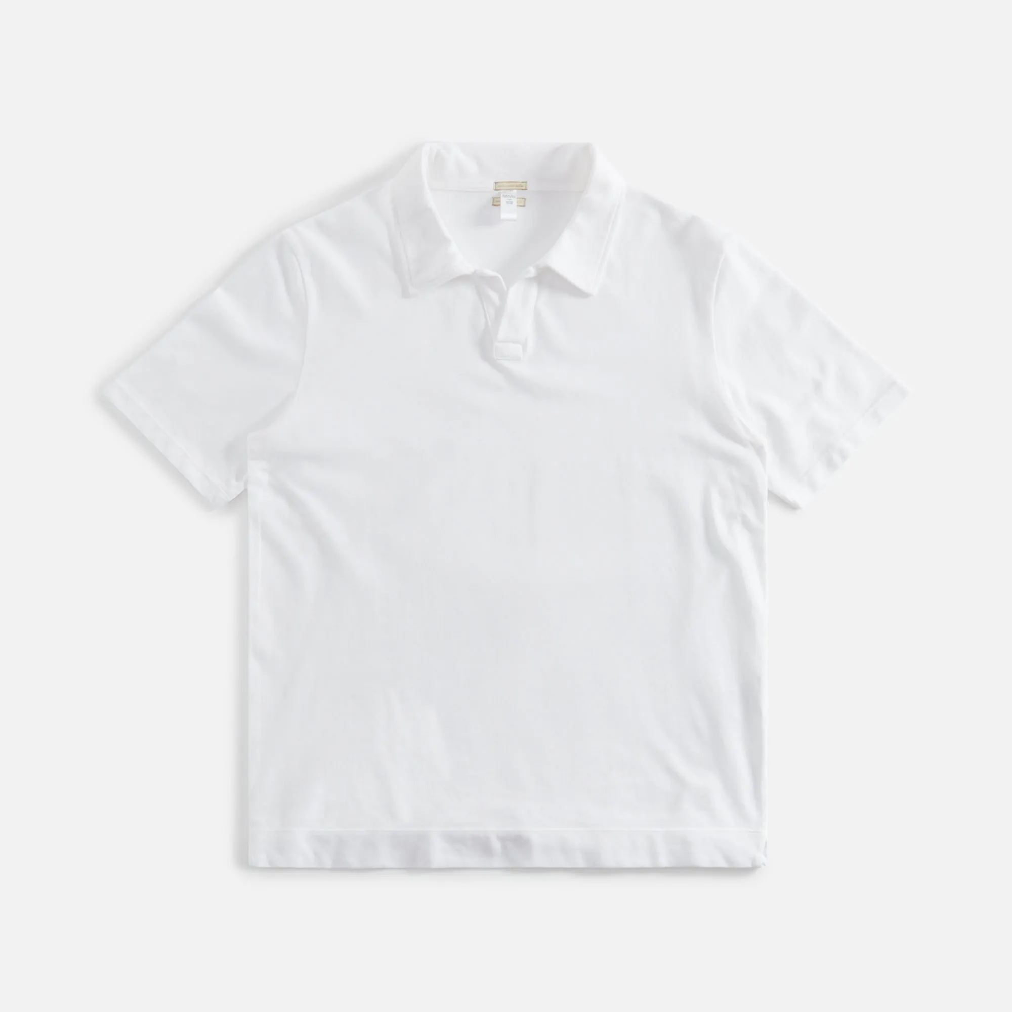 Massimo Alba Aruba Jersey Short Sleeve Polo Shirt - Cerulean sold by Kith