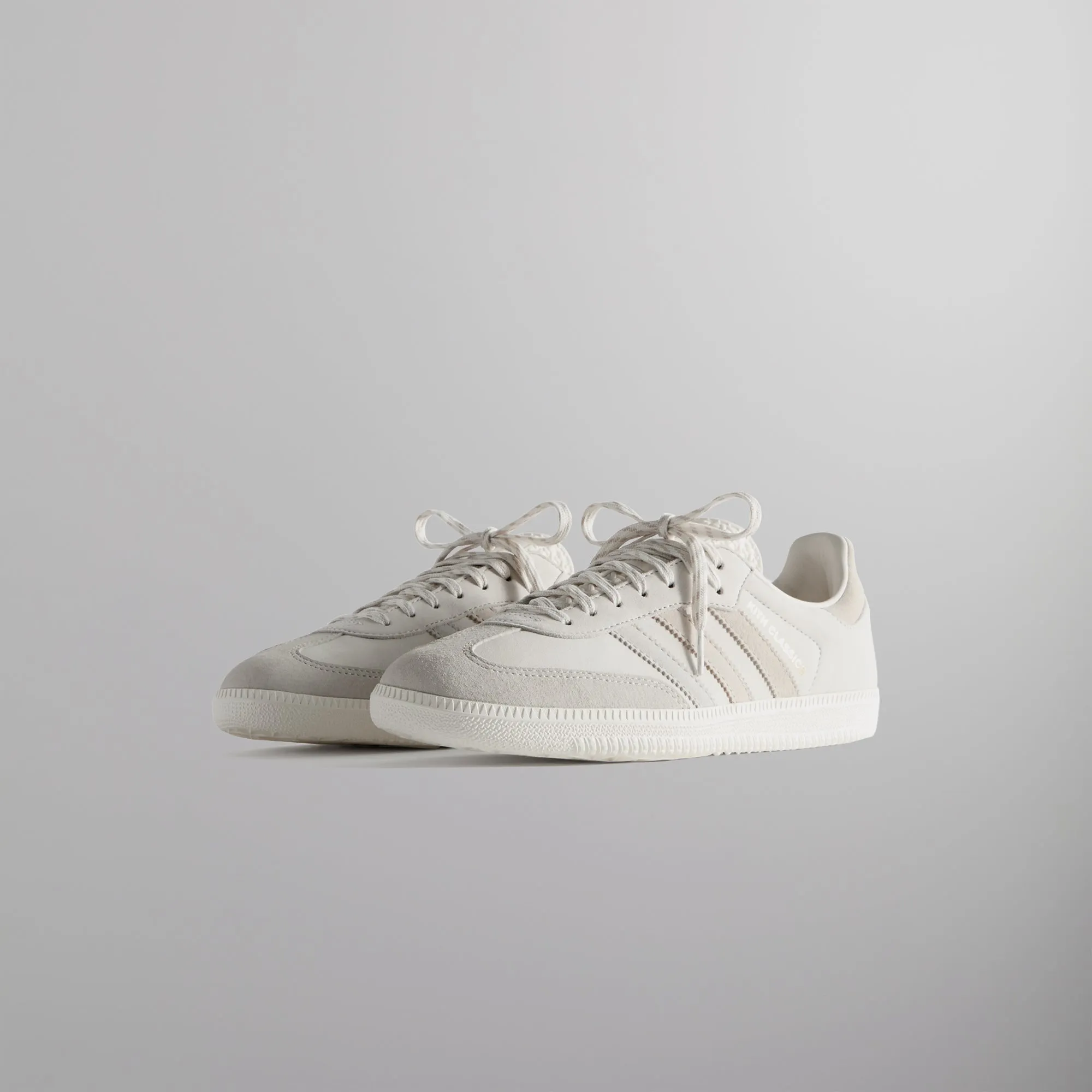 Kith Classics for adidas Originals Samba - Cloud White / Off White / Orbit Grey sold by Kith product image thumbnail 2