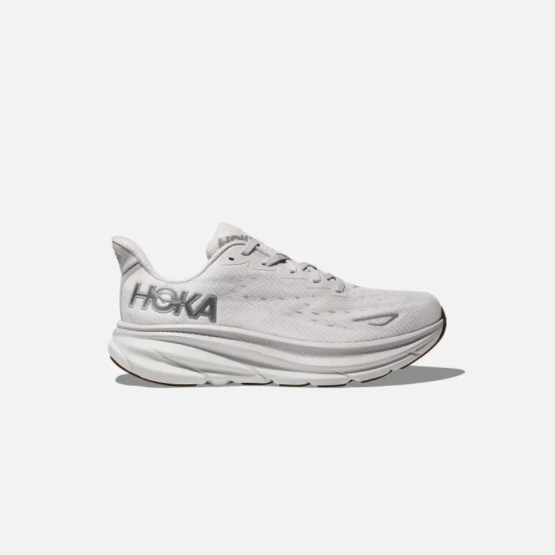 HOKA WMNS Clifton 9 - Nimbus Cloud / White sold by Kith