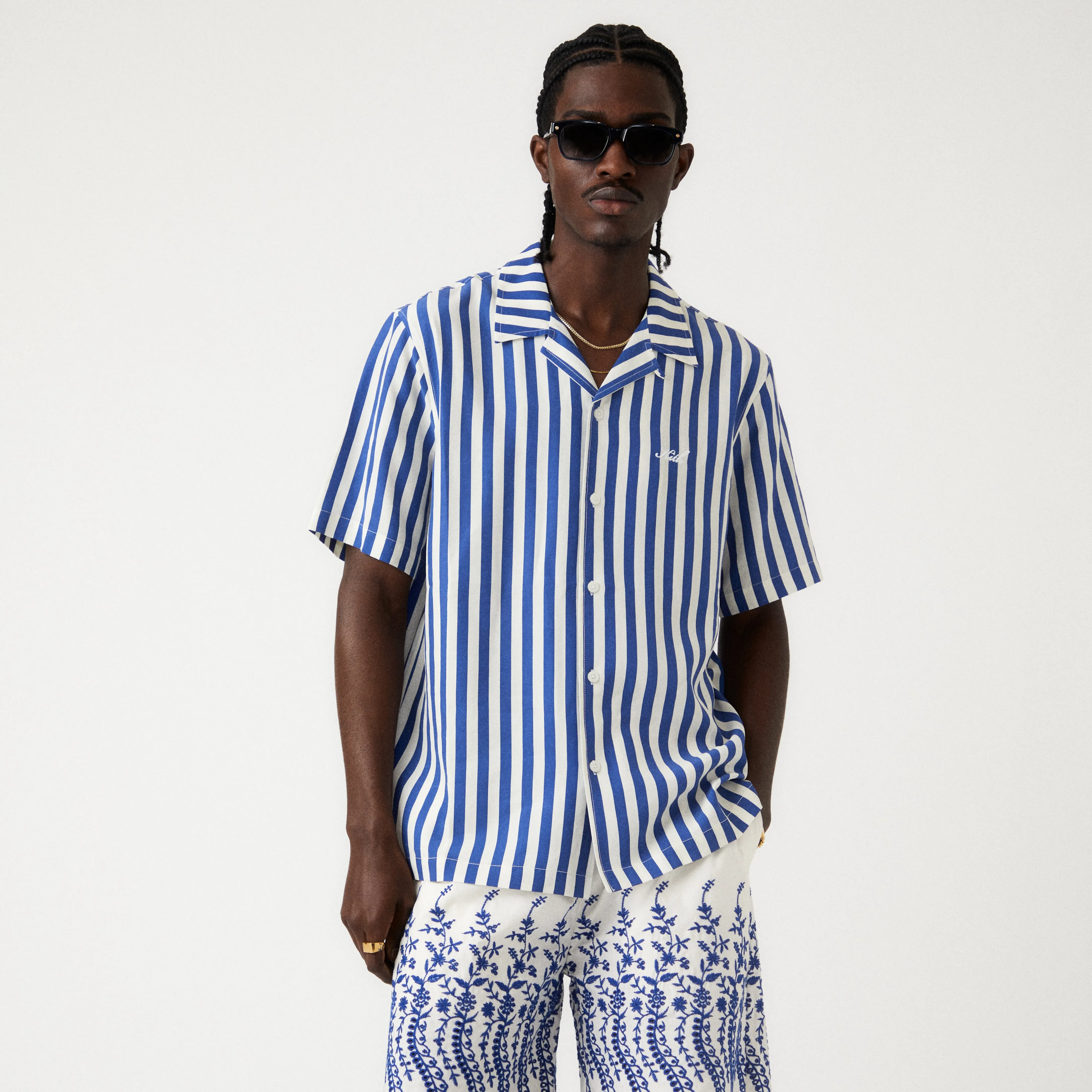 Kith Striped Thompson Camp Collar Shirt - Current sold by Kith product image thumbnail 2