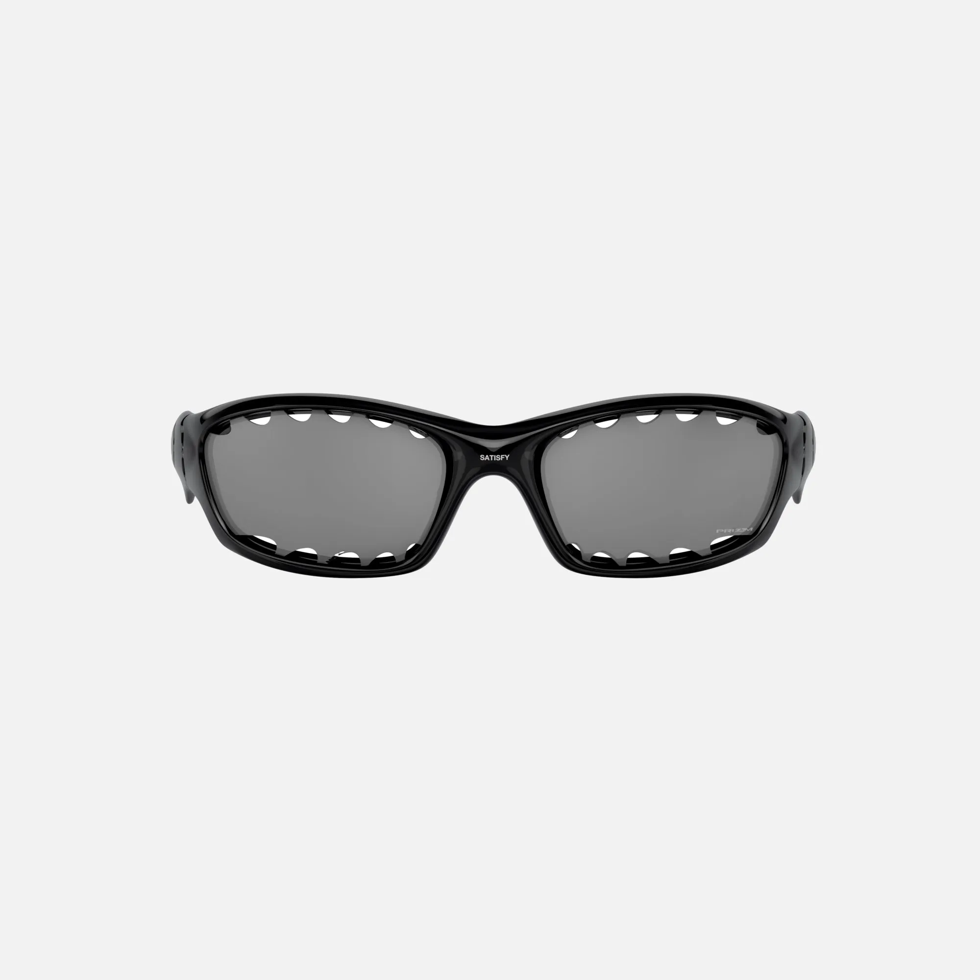Oakley x SATISFY Straight Jacket - Black / Prizm Black sold by Kith