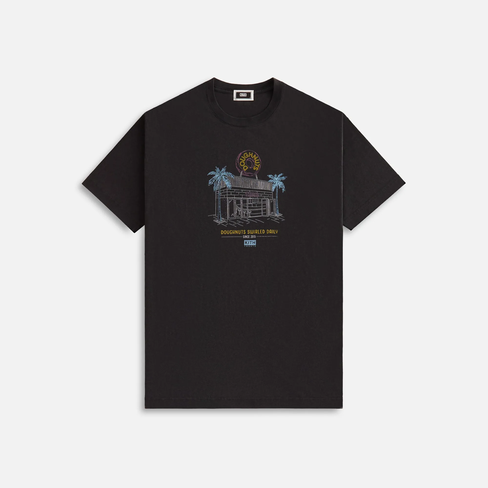 Kith Treats Doughnut II Vintage Tee - Black sold by Kith