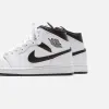 Jordan Air Jordan 1 Mid - White / Black sold by Kith