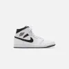 Jordan Air Jordan 1 Mid - White / Black sold by Kith