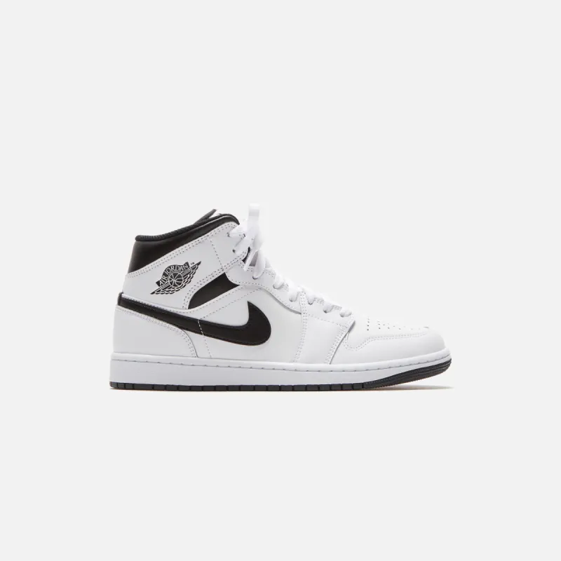Jordan Air Jordan 1 Mid - White / Black sold by Kith