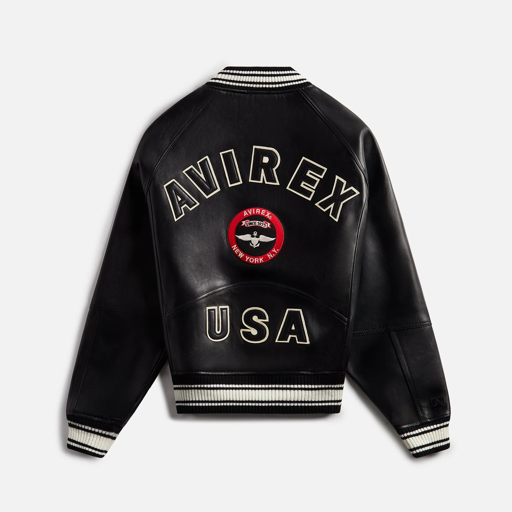 Avirex Stadium Jacket - Black sold by Kith product image thumbnail 2