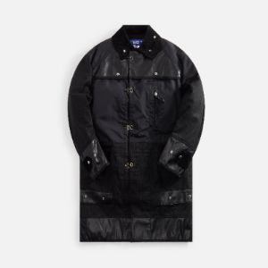 Junya Watanabe Man Nylon Oxford X Synthetic Leather Jacket