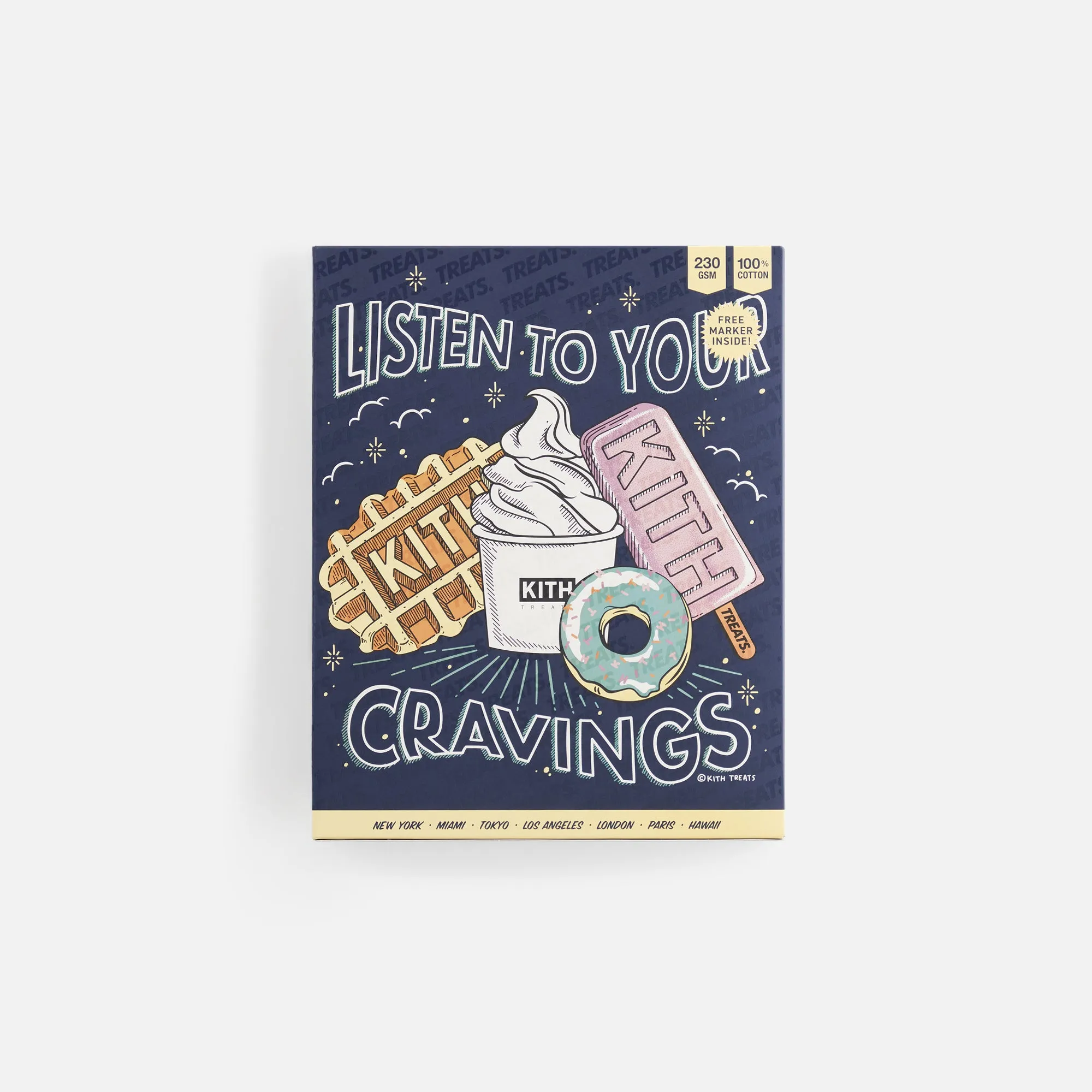 Kith Treats Cravings Vintage Long Sleeve Tee - Black | Parallel