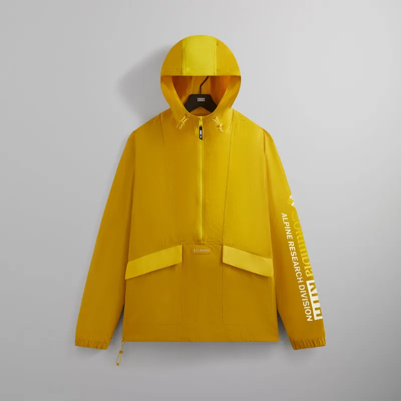 Kith for Columbia Wind Anorak - Gold Leaf made by Kith