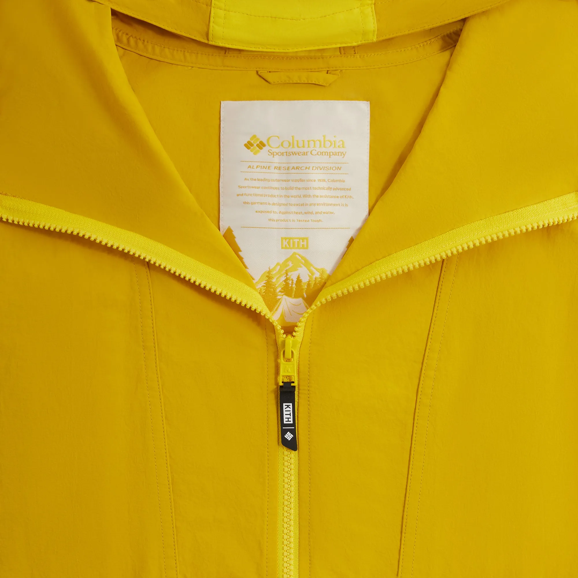 Kith for Columbia Wind Anorak - Gold Leaf sold by Kith product image thumbnail 4