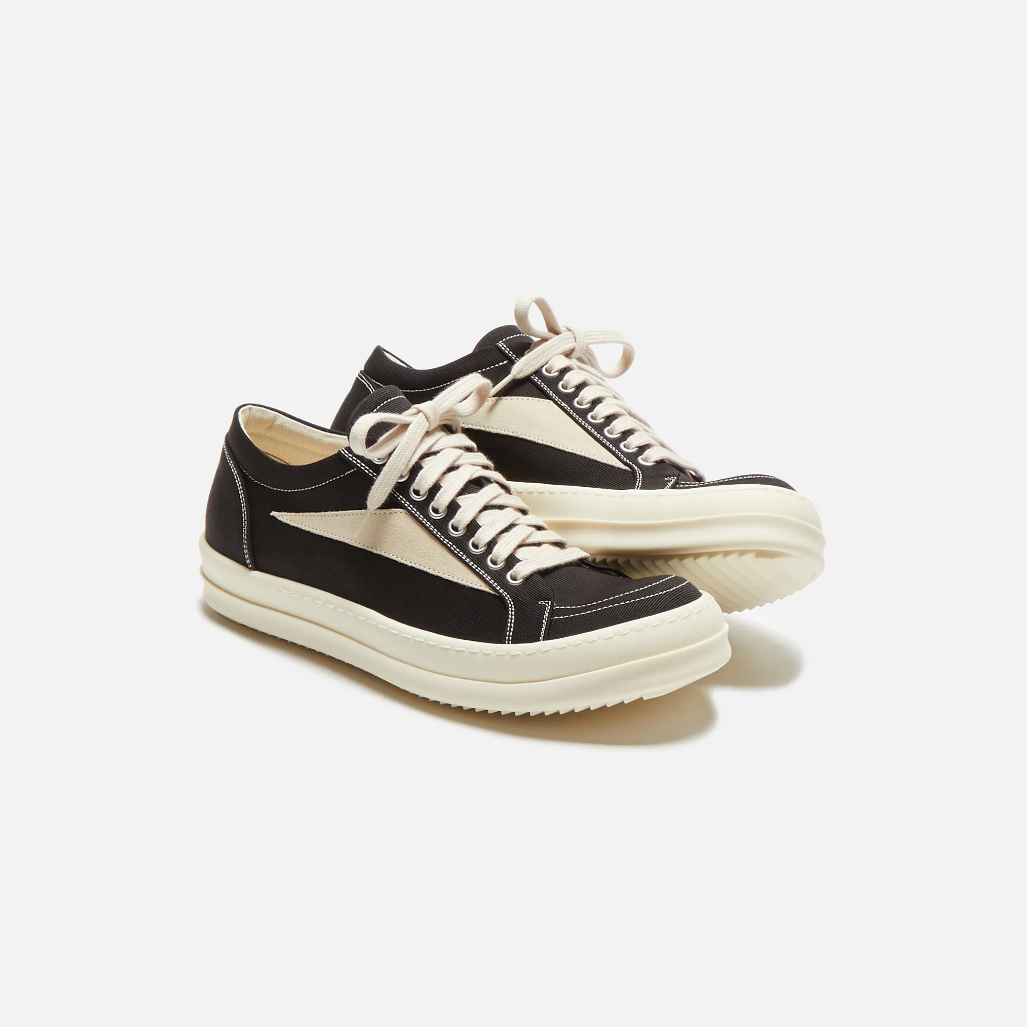 Rick Owens Vintage Sneaker - Scarpe Black / Milk / Milk sold by Kith product image thumbnail 4