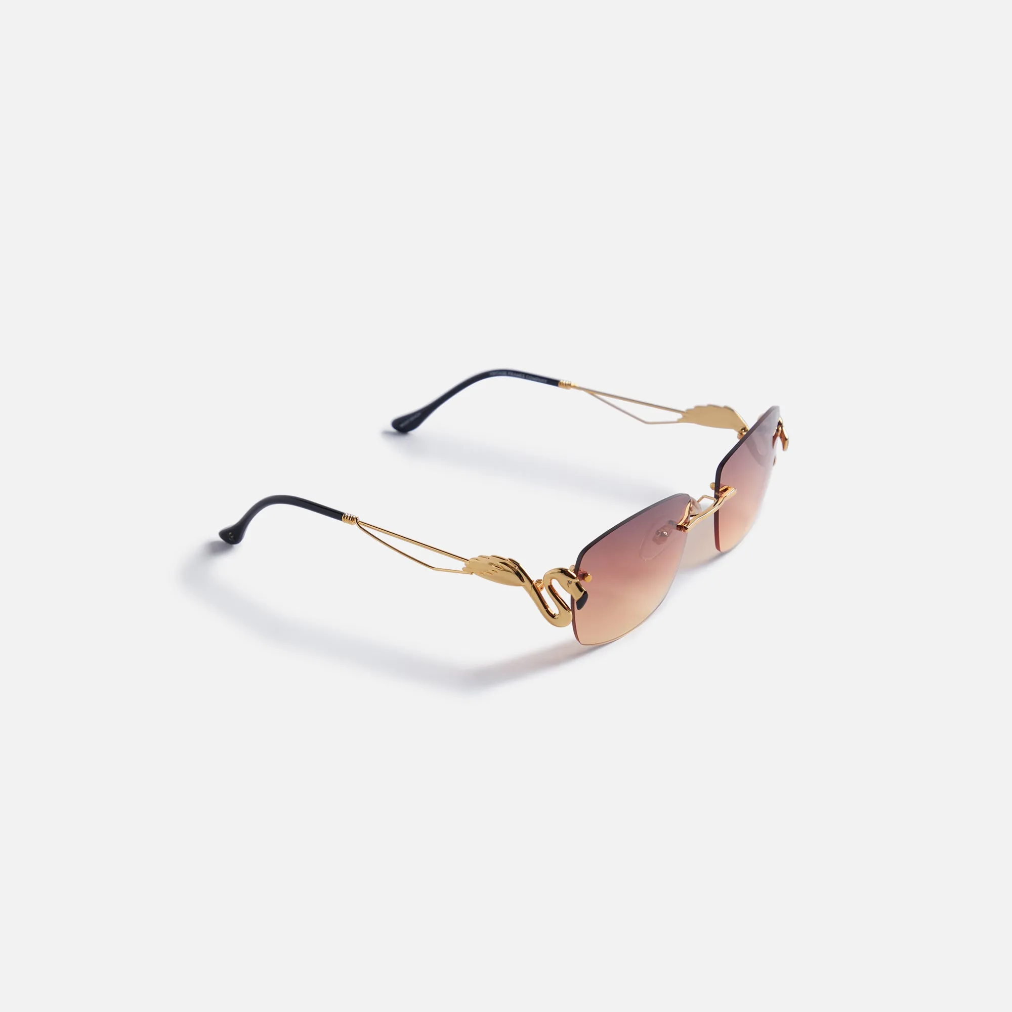 Vintage Frames Flamingo 24Kt Yellow Gold - Brown Triple Gradient sold by Kith product image thumbnail 2