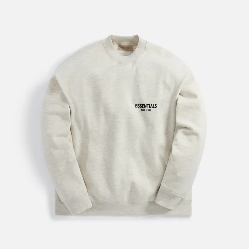 Essentials Crewneck - Light Oatmeal sold by Kith