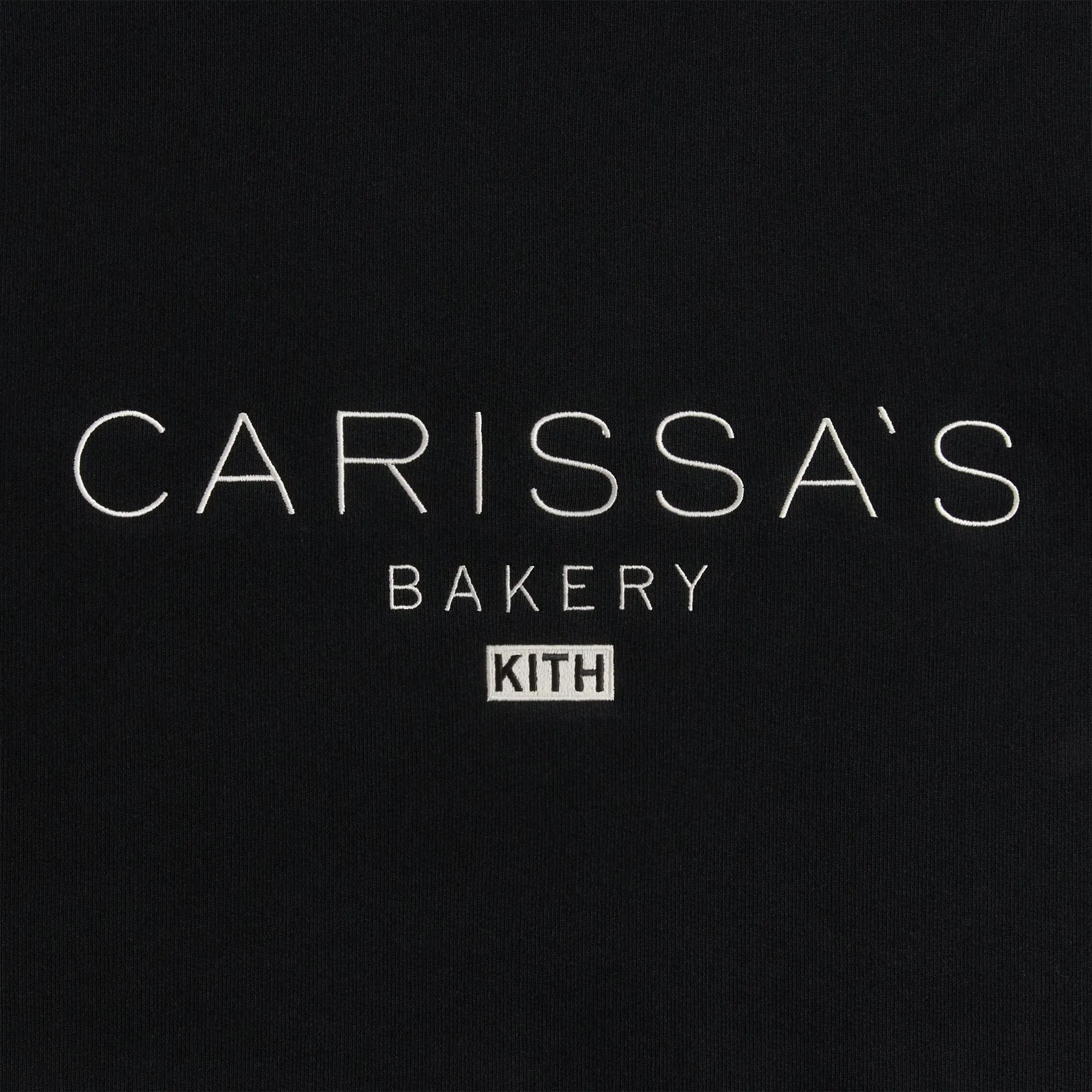 Kith for Carissa's Bakery Nelson Crewneck - Black sold by Kith product image thumbnail 3