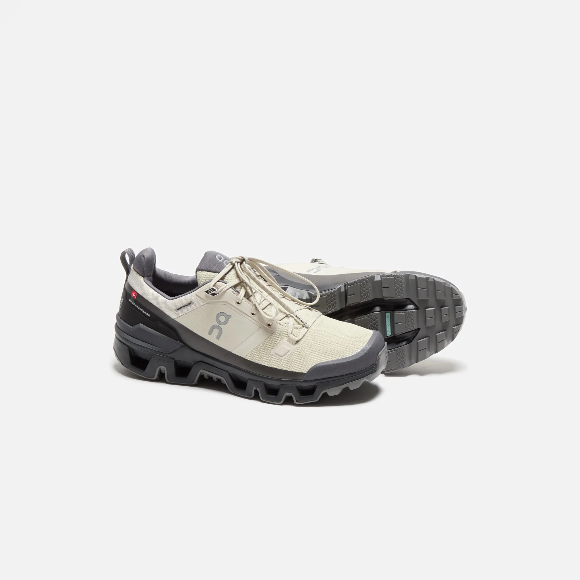 On Running Cloudwander Waterproof - Sand / Black sold by Kith product image thumbnail 4