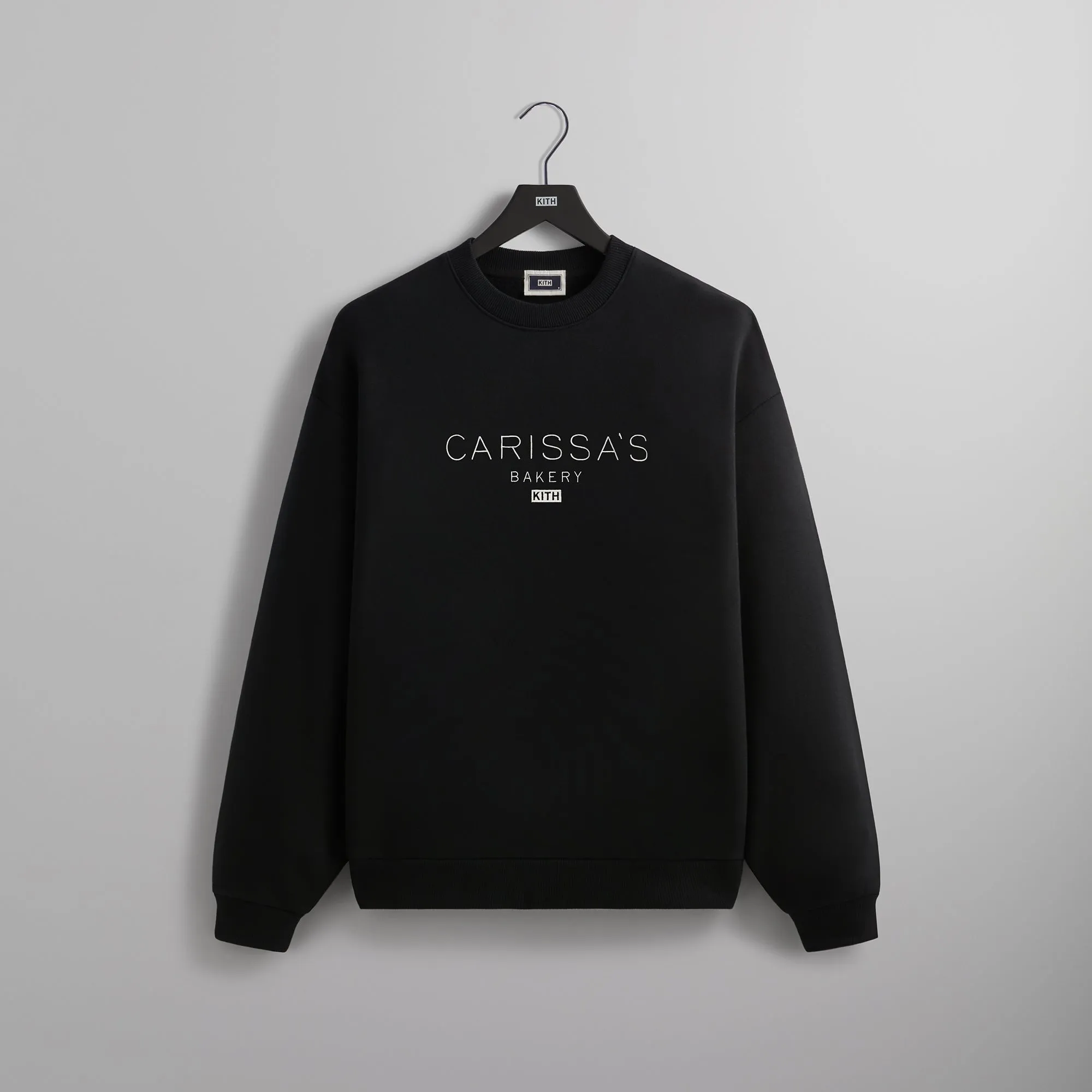 Kith for Carissa's Bakery Nelson Crewneck - Black sold by Kith
