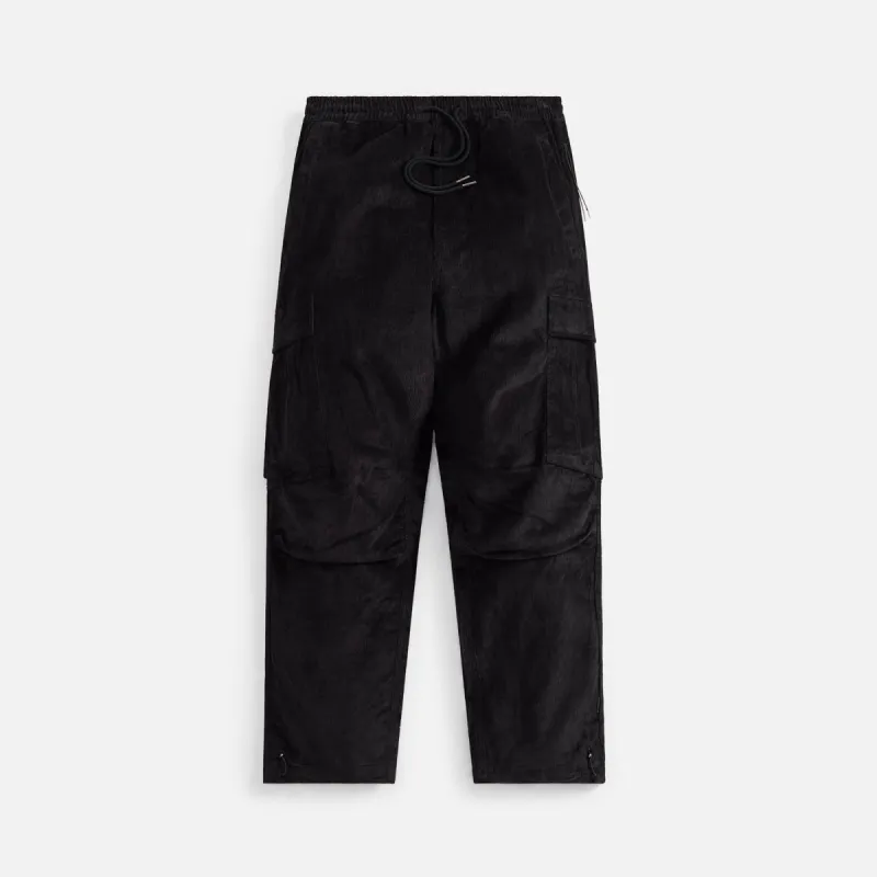 Maharishi Hemp Utility Cargo Track Pants - Black sold by Kith