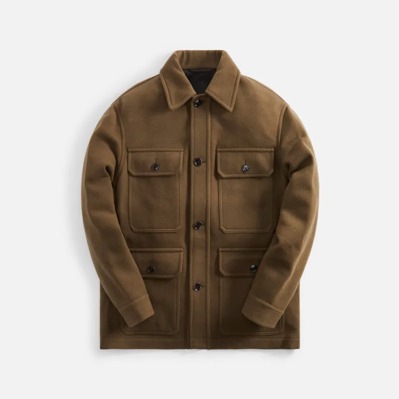 Lemaire Hunting Jacket - Dark Squirrel sold by Kith